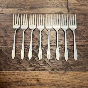 Lady Hamilton Salad Forks (8) Silverplate,
1932 ONEIDA
